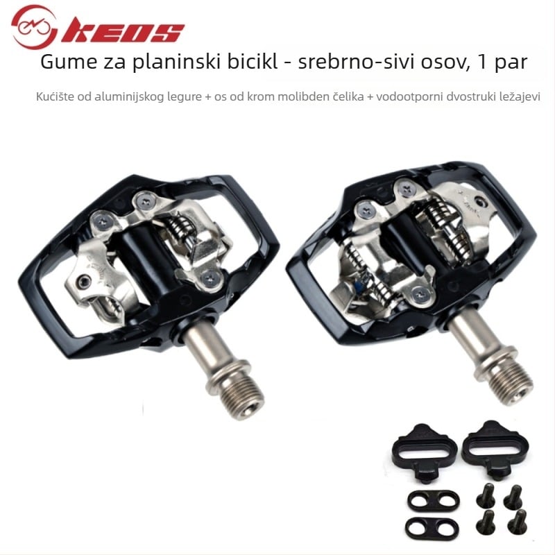KEOS M8100/M8020 Planinski SPD pedale sa samozaključivanjem, ultra lagane, DU ležajevi