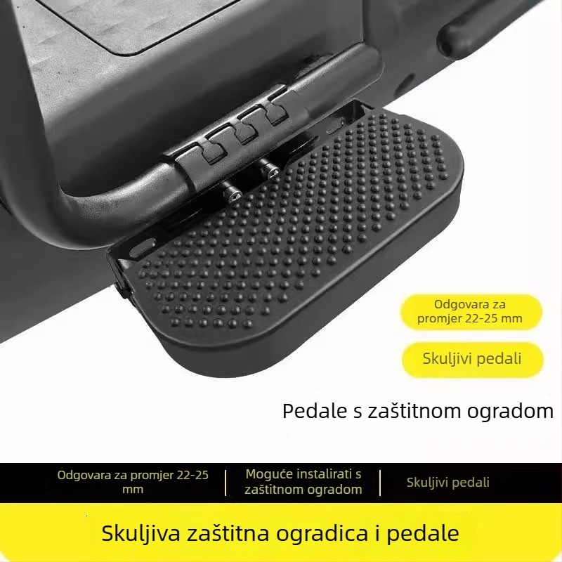 Prednje pedalo s gumom i pečenim premazom
