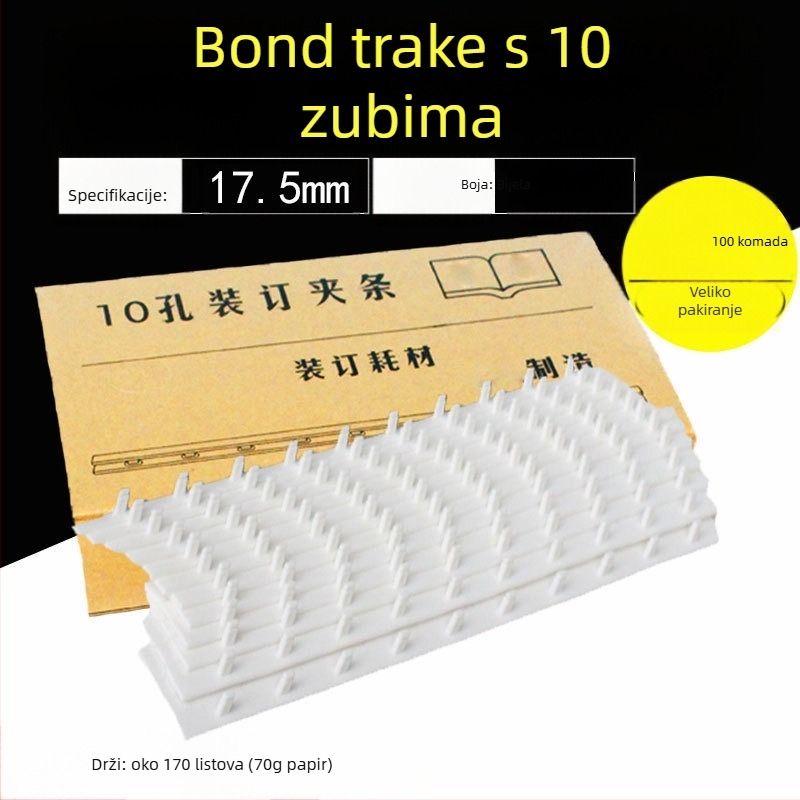 Plastični bočni kutni klip jt-w, pakiranje u kutiji, Clever accounting