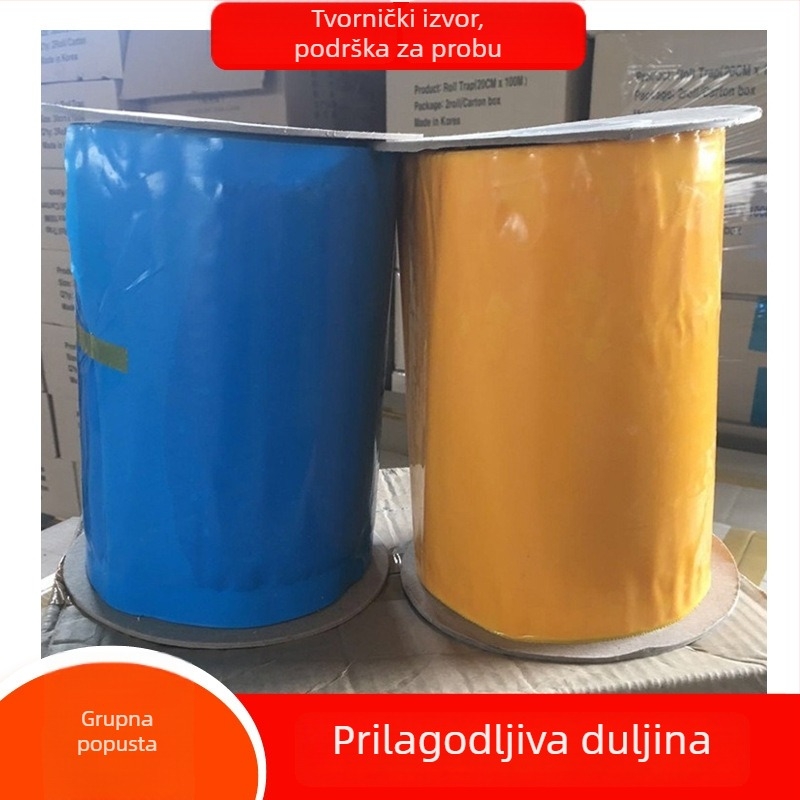 Ljepliva trakica protiv insekata za drveće i staklenike, dvostruka, PP materijal, zaštita zelenila i kontrola štetočina.