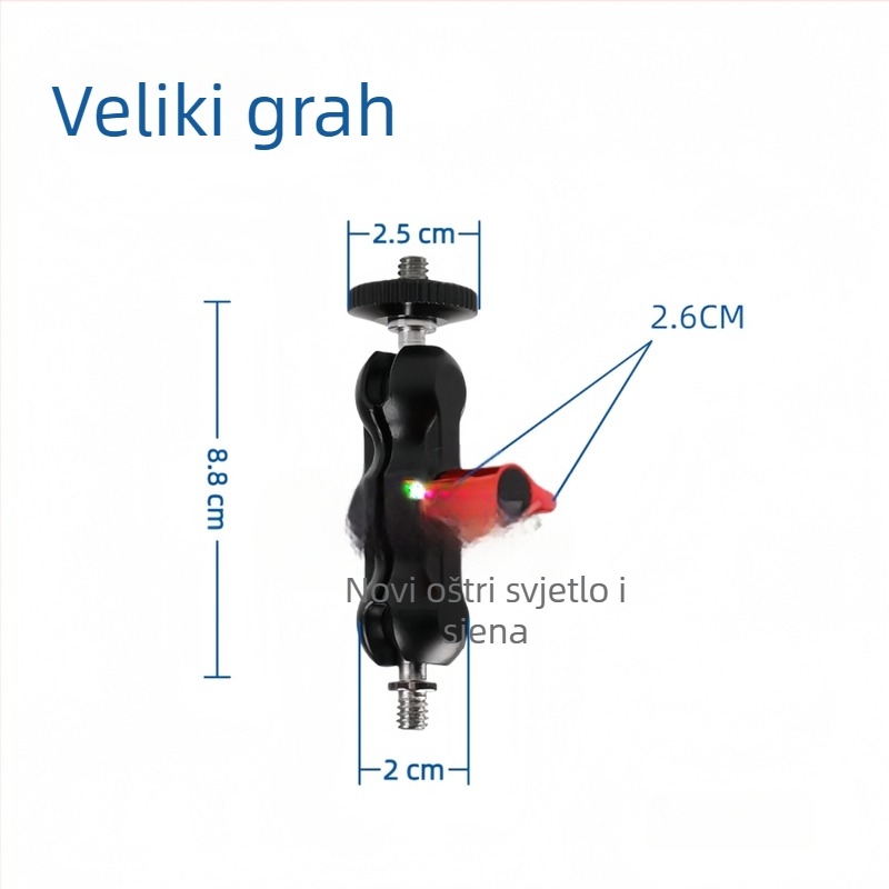 Stolni nosač – model Pea pods + crab claws, aluminijska legura, maksimalni teret 2 kg, težina 128 g