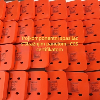 Trodjelni morski prsluk za spašavanje DRY-C/XL-100, Starlint, CCS certificiran, >74N uzgon, sukladnost GB/T32227-2015, za ribolov