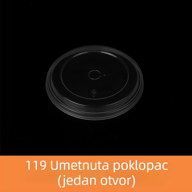 PP injekcijska čaša, okrugla, kapacitet 901–1000 ml, za mliječni čaj, kavu i hladna pića