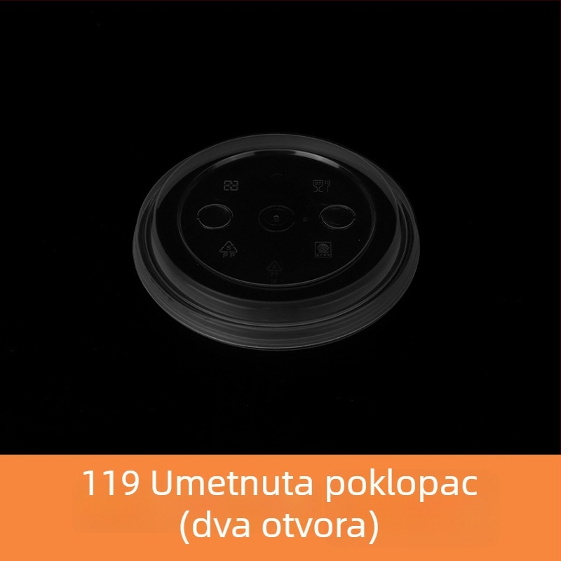 PP injekcijska čaša, okrugla, kapacitet 901–1000 ml, za mliječni čaj, kavu i hladna pića