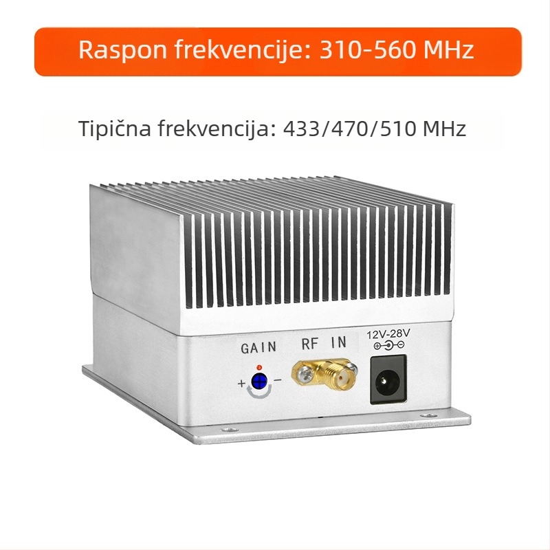 Bežični pojačivač signala za drona 1.2G/1.4G — 10W snage, prilagodljiv dobitak, poboljšanje prijenosa videa