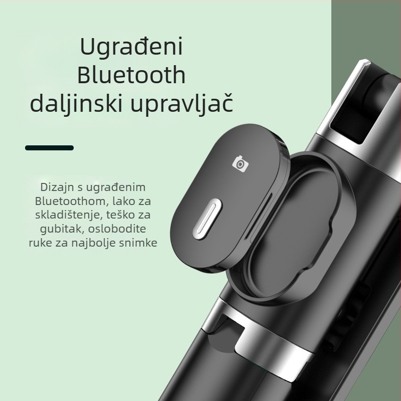 Selfie stick s Bluetoothom za mobilne telefone – P60 Pro, ABS + nehrđajući čelik, univerzalna kompatibilnost s pametnim telefonima