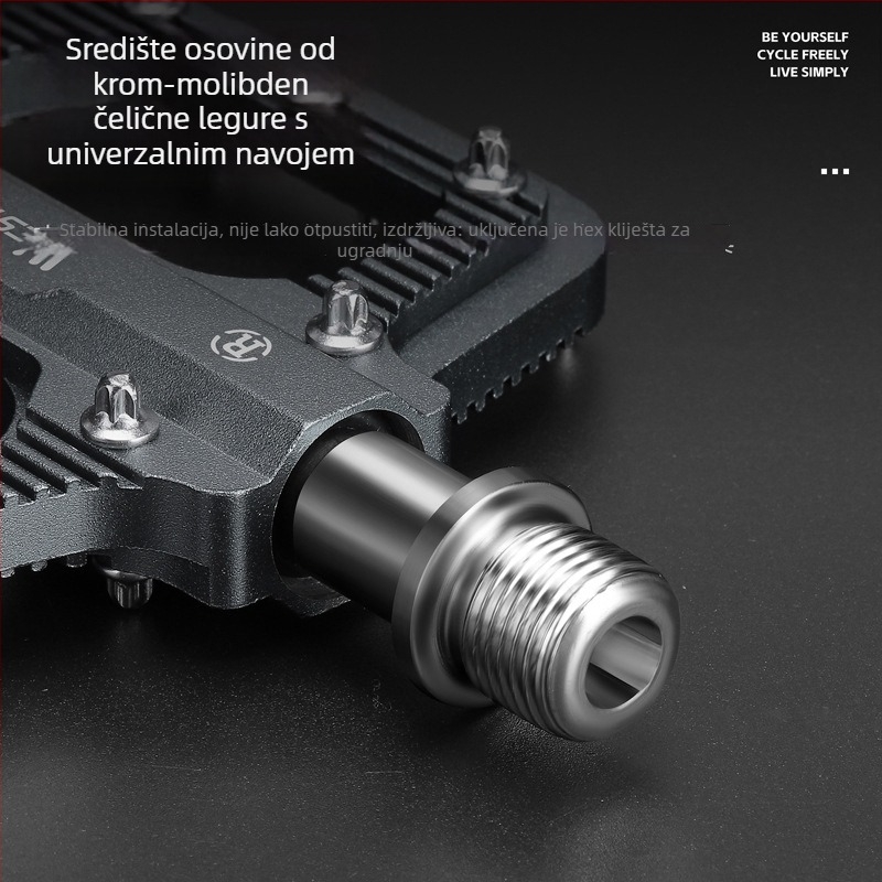 Pedale za bicikl – aluminijska legura, West Rider, model YP0802139, kompatibilni s biciklima