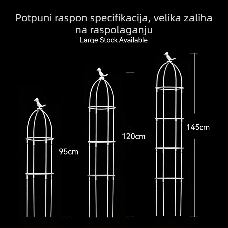 Evropskog stila okvir za penjačke biljke — PE materijal, podrška za ruže i klematis, marka Su Plastic