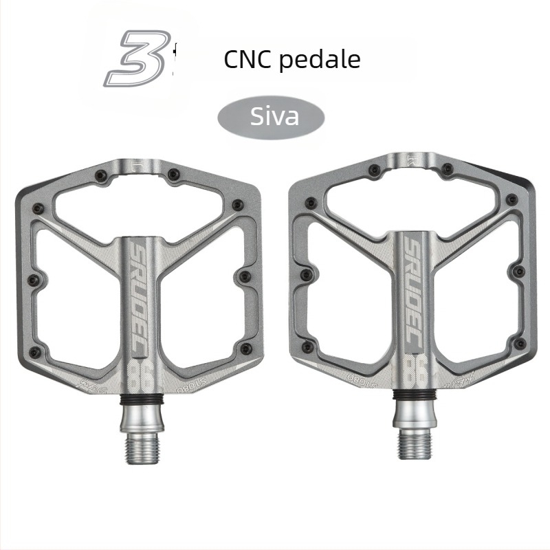 SRUOEC S1080 Pedale od aluminijske legure za planinske, cestovne i sklopive bicikle s automatski podmaznim ležajevima