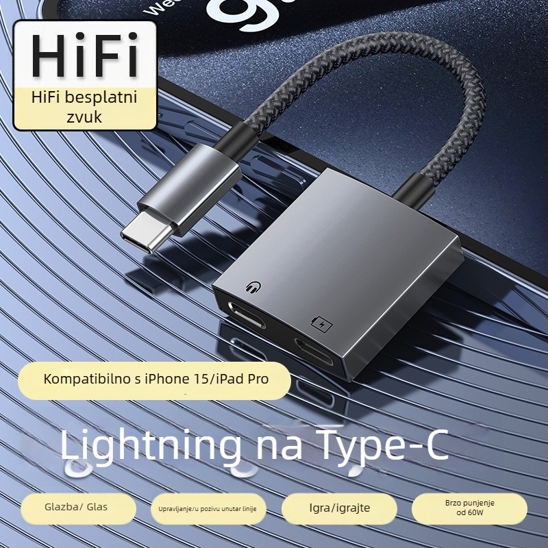 Hengweiyi Type-C adapter, model 160-161, kompatibilan s uređajima 15. serije putem USB-C sučelja