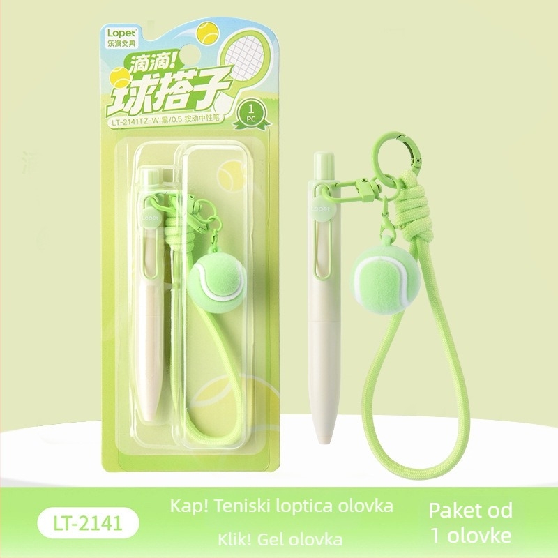 Gel olovka Lepai Didi Ball Match sa ST vrhom, plastično kućište, mehanizam pritiska