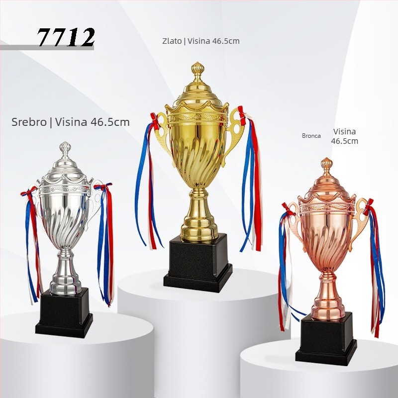 Legura Geometrijski trofej za timske sportove — moderan minimalistički dizajn, pogodan za nagrade u nogometu, košarci, Taekwondo i plesnoj školi; poslovni i konferencijski pokloni