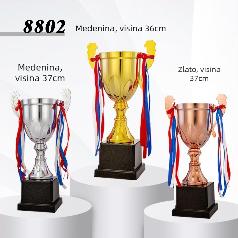 Legura Geometrijski trofej za timske sportove — moderan minimalistički dizajn, pogodan za nagrade u nogometu, košarci, Taekwondo i plesnoj školi; poslovni i konferencijski pokloni