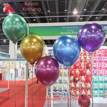 Lateks dekorativni balon, okruglog oblika, s tiskanim logom, za vjenčanja i proslave