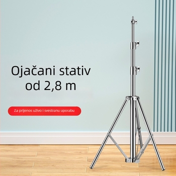 Foto-stativ za rasvjetu – nehrđajući čelik, univerzalno, bez daljinskog upravljača