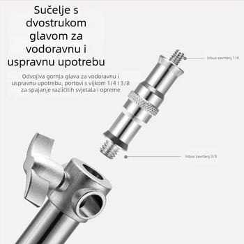Foto-stativ za rasvjetu – nehrđajući čelik, univerzalno, bez daljinskog upravljača
