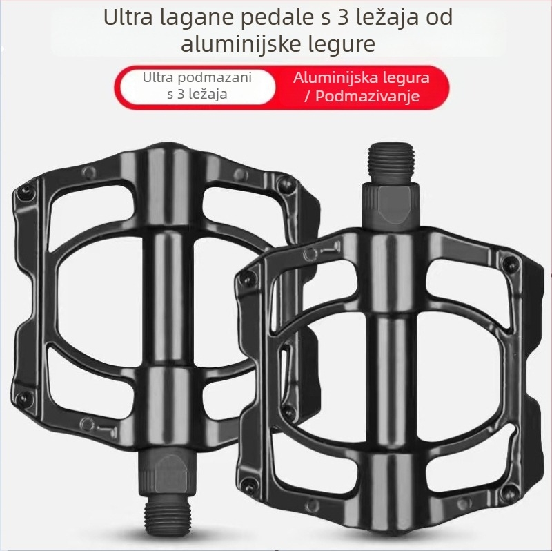 XW planinske pedale s ležajevima, aluminijska legura, tri ležaja, model 14MM, kompatibilni s sklopnim biciklom, cestovnim biciklom i power bicikom
