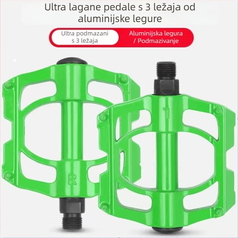 XW planinske pedale s ležajevima, aluminijska legura, tri ležaja, model 14MM, kompatibilni s sklopnim biciklom, cestovnim biciklom i power bicikom