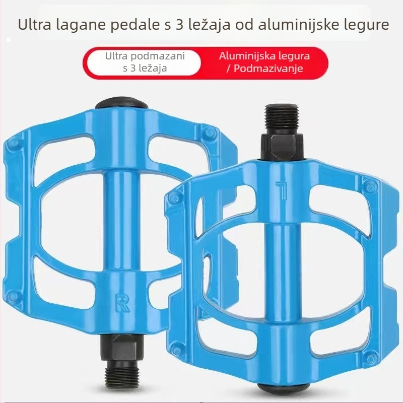 XW planinske pedale s ležajevima, aluminijska legura, tri ležaja, model 14MM, kompatibilni s sklopnim biciklom, cestovnim biciklom i power bicikom