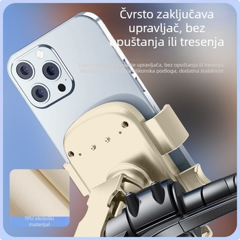 Držač za telefon za električni bicikl, gornji nosač, metalna konstrukcija, IP zaštita, 3C certifikat 2012152202008033, jmKrXNfa