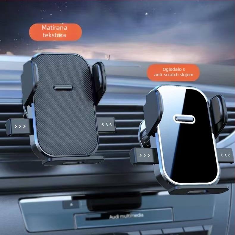 Auto nosač za telefon s gravitacijskim mehanizmom, za zračni otvor, model JQ065, od plastike