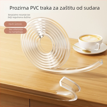 Prozirni zaštitni rubni pojas za stol i zid, Father Shield, porijeklo Taizhou, paket od 50 kom