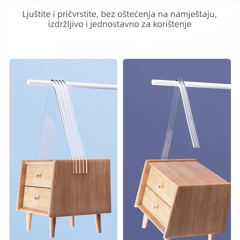 Prozirni zaštitni rubni pojas za stol i zid, Father Shield, porijeklo Taizhou, paket od 50 kom