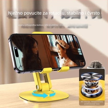 Sklopivi stolni držač za telefon i tablet, plastična konstrukcija, sklapan dizajn, držač za telefon i držač za tablet