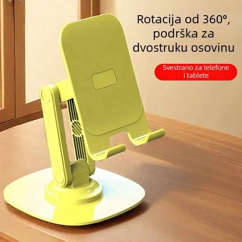 Sklopivi stolni držač za telefon i tablet, plastična konstrukcija, sklapan dizajn, držač za telefon i držač za tablet
