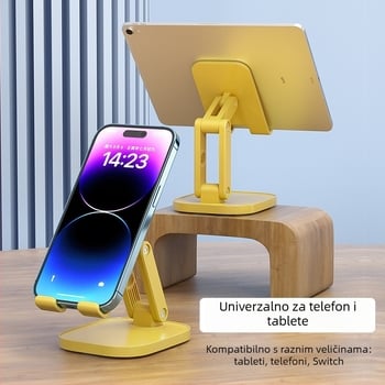 Podesivi sklopivi stolni nosač za telefone i tablete, univerzalni plastični držač s mogućnošću prilagođavanja branda