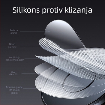 Držač mobitela za automobil s magnetskom vakuumskom apsorpcijom, držač na prednje staklo, univerzalna kompatibilnost, minimalistički dizajn, prilagodljiv