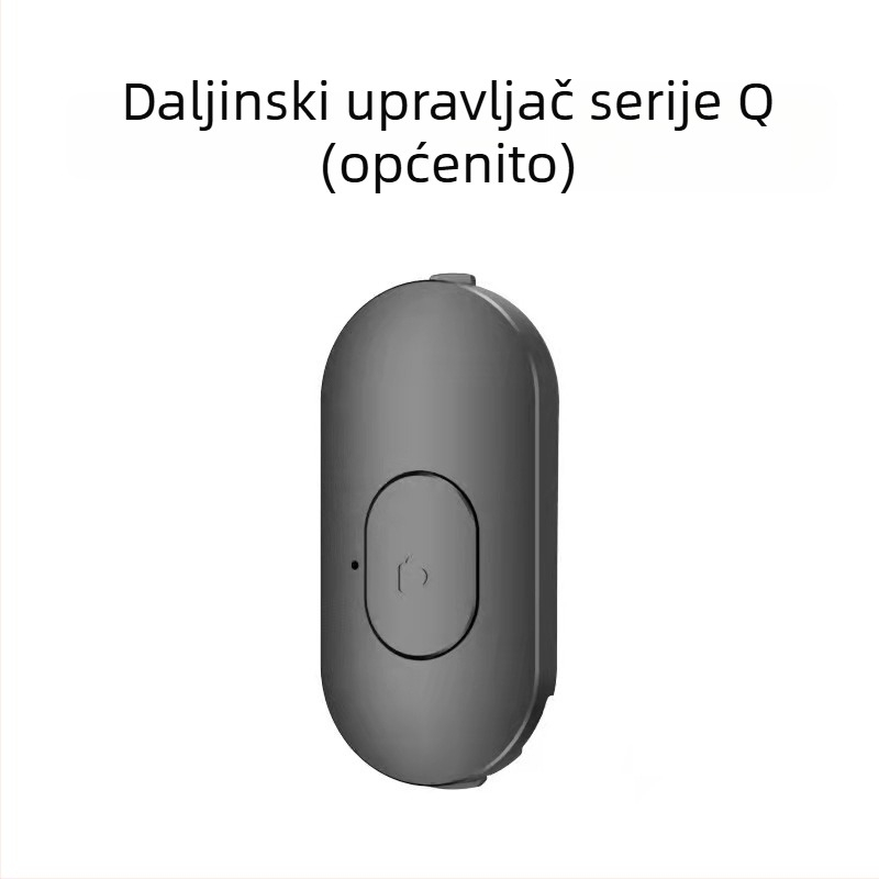 Bluetooth selfie štapić s prstenastim daljinskim upravljanjem – pokretanje videa, vertikalno snimanje, ABS, 30 g, Bluetooth 4.0, prilagodljivo