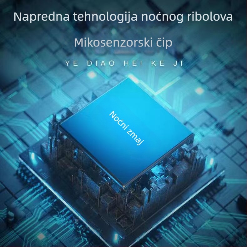 Visoko osjetljivi dnevno/noćni elektronički signalizator zaba s promjenom boje, plivajući svjetleći nano plovak za šarana i karasa