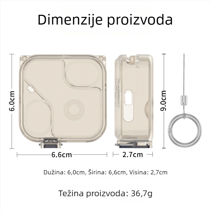 TPU zaštitna maska za Nothing Ear(3), tvrdi kućište izrađeno injekcijskim prešanjem, potpuno pokriće, prilagodljiv stil