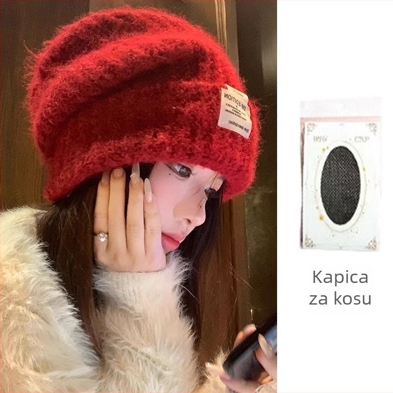 Koni Wig Hat – kapa‑perika za žene; duga ravna kosa; materijal kose High-Temperature Silk; prirodni stil; nije za bojanje ili trajnu