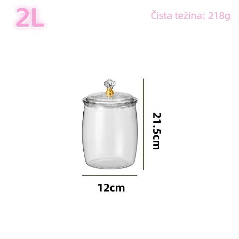 Crisper box - Prozirni plastični spremnik za kuhinju, 5-djelni set, PET, kapacitet 4.1-5 L, lagani luksuz