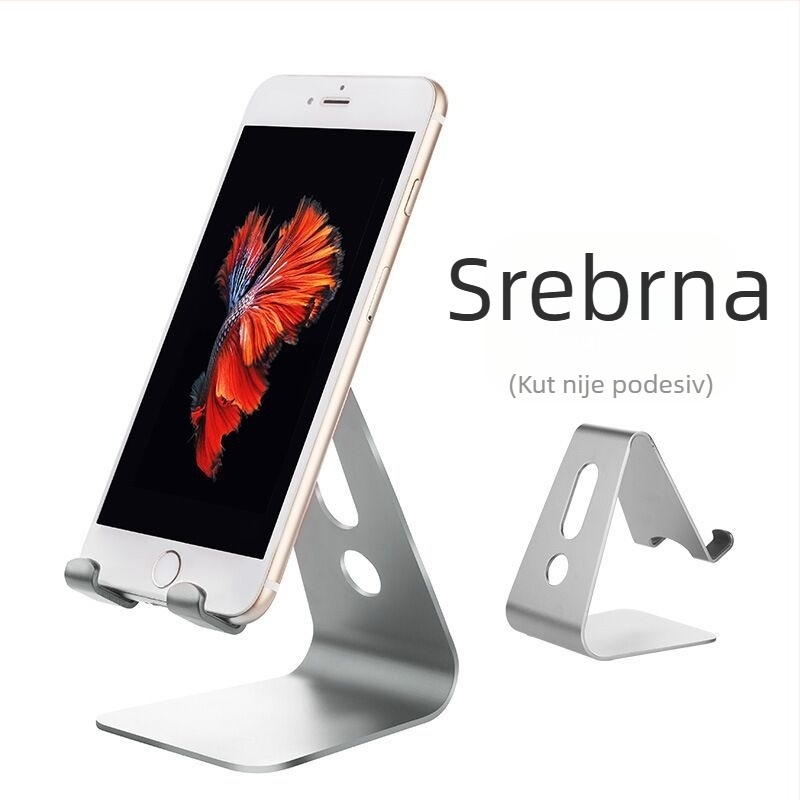 Držač za mobitel na stolu, aluminijska legura, model 017, stolna montaža, univerzalna kompatibilnost