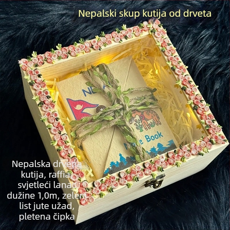 Dnevnik sa slamnatim papirom – PP omot, DIY komplet, bez branda, stil 11408890