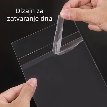 CPP OPP kompozitne samoljepljive ZIP vrećice za pakiranje, univerzalna upotreba, prozirne, duljina zatvaranja 5–20 cm, marka Other