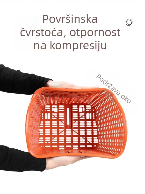 Prednja košara za bicikl — univerzalna, prednji nosač, plastična, marka FOREVER