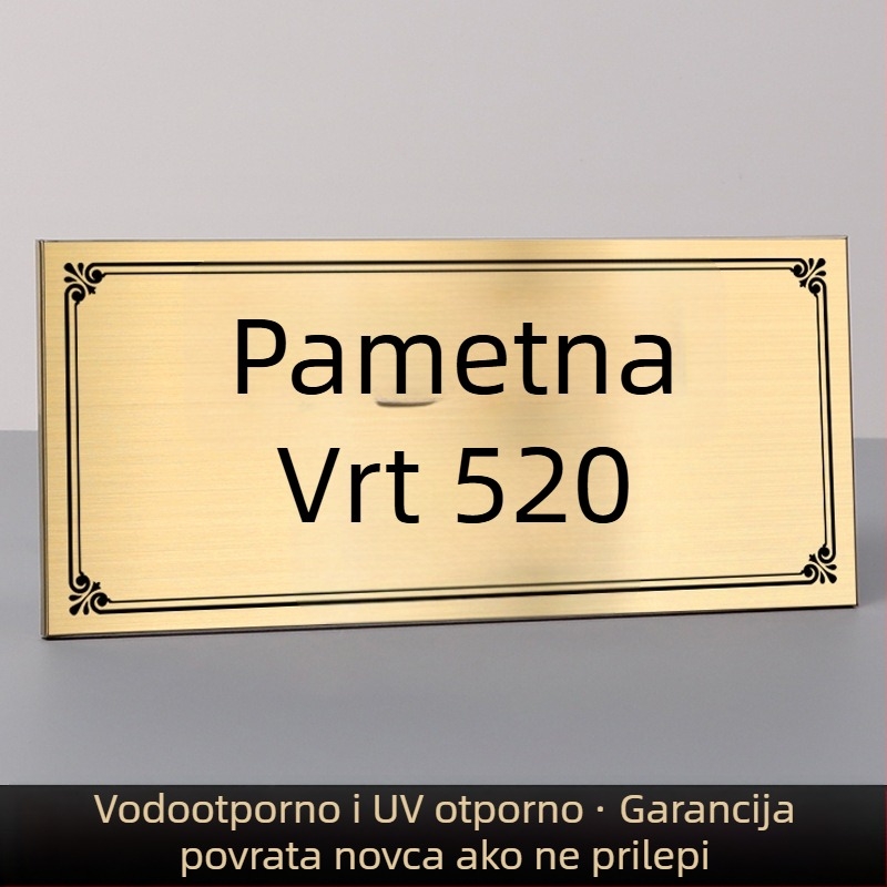 Nehrđajući čelični portali znakovi s UV tiskom za tvrtke, trgovačka središta, zajednice, vile i hotele | Haolong craft