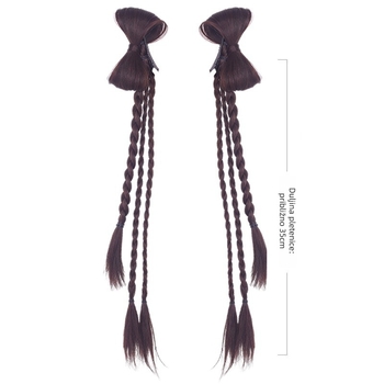 Perika s ponytailom, vlakna visoke temperature, bojanje bez topline, mehanička obrada, za žene