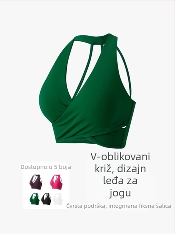 Tank top s jastučićem za prsni koš, dizajn s vratnim remenom, brzo se suši, prozračan, najlon/polimid 80%