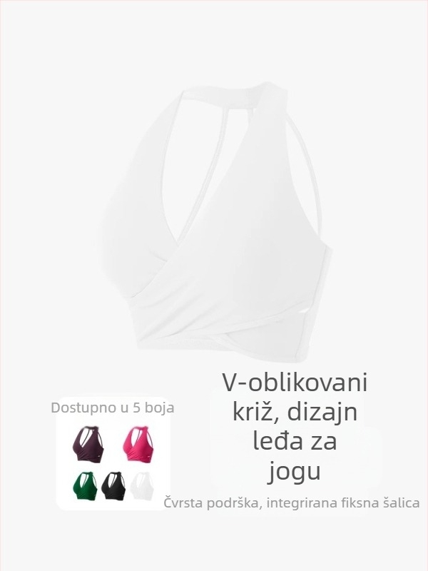 Tank top s jastučićem za prsni koš, dizajn s vratnim remenom, brzo se suši, prozračan, najlon/polimid 80%