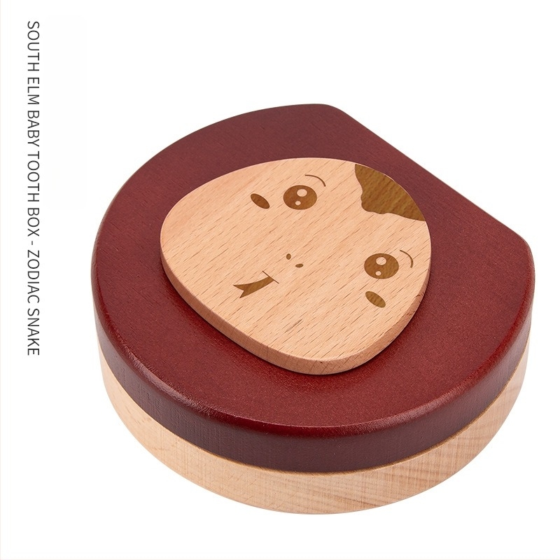 Drvena kutija za spomen zuba djeci (4–6 godina) – pohrana zuba, Thousand Change