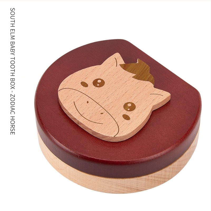 Drvena kutija za spomen zuba djeci (4–6 godina) – pohrana zuba, Thousand Change