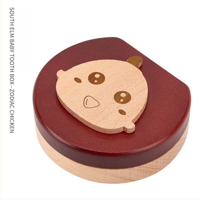 Drvena kutija za spomen zuba djeci (4–6 godina) – pohrana zuba, Thousand Change