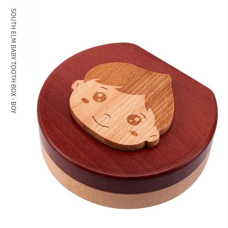 Drvena kutija za spomen zuba djeci (4–6 godina) – pohrana zuba, Thousand Change