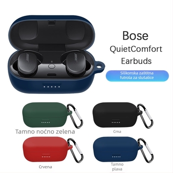 Silikonska zaštitna futrola za Bose QuietComfort Earbuds – reljefno mekano kućište