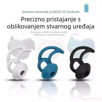 Steney silikonne navlake za Bose QC/Sport bežične slušalice, injekcijsko prešivanje, jednobojni stil
